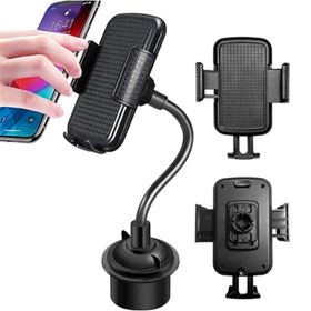 Ally 360 Döner Universal Araç Bardak Siyah Telefon Tutucu