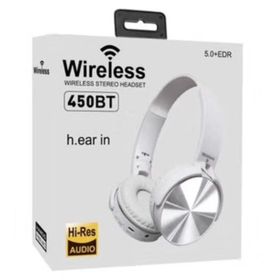 Ally 450 BT 5.0 Beyaz Kablosuz Kulak Üstü Bluetooth Kulaklık