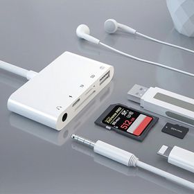 Ally 5 in 1 iPhone-iPad lightning To Audio USB Kamera Okuyucu