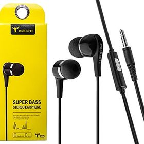 Ally BSB-125İ Universal Stereo Mikrofonlu 3.5 Jack Siyah Kulaklık