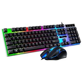 Ally G21B USB Işıklı Oyuncu Klavye Mouse Set