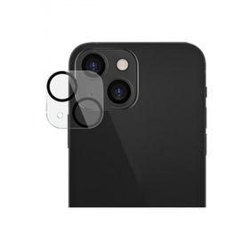 Ally iPhone 13-13 Mini 3D Full Tempered Glass Şeffaf Cam Kamera Koruyucu