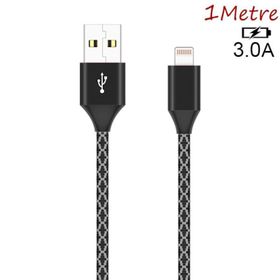 Ally iPhone 7-8-8 XS XR.11 3.0A 1 mm Kırmızı Hızlı Halat Usb Şarj Kablosu