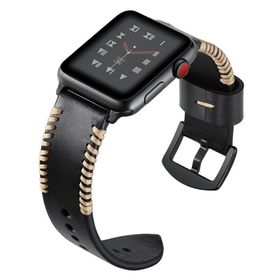 Ally iWatch 4-5 44 mm 1-2-3 42 mm Deri El Yapımı Kordon Kayış