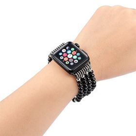 Ally iWatch 4-5 44 mm 1-2-3 42 mm Full Boncuk Taşlı Kordon Kayış