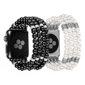 Ally iWatch 4-5 44 mm 1-2-3 42 mm Full Boncuk Taşlı Kordon Kayış