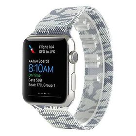 Ally iWatch 4-5 44 mm 1-2-3 42 mm Kayış Kordon Metal Milano Loop Kamuflaj