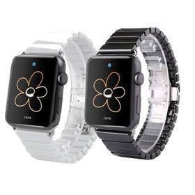 Ally iWatch 4-5 44 mm 1-2-3 42 mm Kordon Kayış Seramik Metal