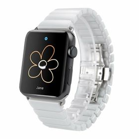 Ally iWatch 4-5 44 mm 1-2-3 42 mm Kordon Kayış Seramik Metal