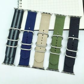 Ally iWatch 4-5 44 mm 1-2-3 42 mm Nylon Kayış 3 Tokalı
