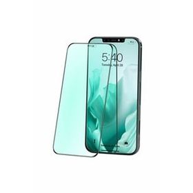 Ally Mobile Ally Iphone 12- 12 Pro 6.1 Siyah Anti Blue Green Light Göz Korumalı Tempered Full Ekran Koruyucu