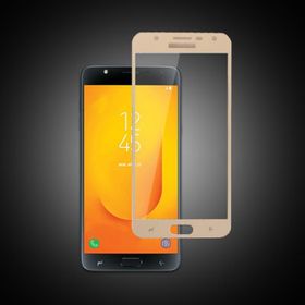 Ally Mobile Samsung Galaxy J7 Duo J720 İçin Full Kaplama Ekran Koruyucu Siyah Kırılmaz Cam
