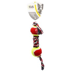 Ally Paws Tenis Toplu 32 cm Köpekler İçin Diş İpi