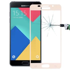 Ally Samsung Galaxy A5 A510 2016 Full Kaplama Renkli Siyah Ekran Koruyucu