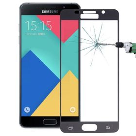 Ally Samsung Galaxy A5 A510 2016 Full Kaplama Renkli Siyah Ekran Koruyucu