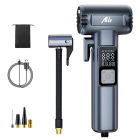 Ally ST-5530 Dijital Şarjlı Araç Lastik Siyah Hava Şişirme Pompası