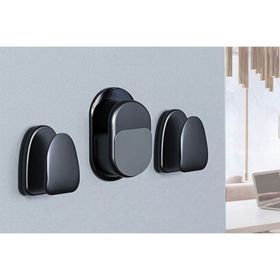 Ally Suction Hook 3 Parça Siyah Mıknatıslı Araç Ev Kablo Tutucu