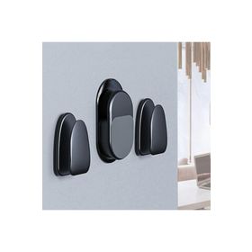 Ally Suction Hook 3 Parça Siyah Mıknatıslı Araç Ev Kablo Tutucu