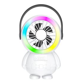 Ally TGZ6435-9976 Beyaz Şarjlı Astronot Fan Vantilatör
