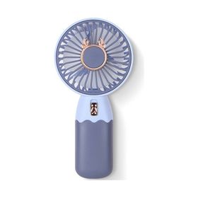 Ally ZB088 Mor Masaüstü Standlı USB Şarjlı El Vantilatör