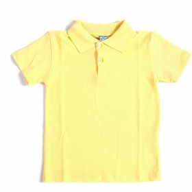 ALM 80238-006 Sarı Kısa Kol Çocuk Okul Lakos T-Shirt