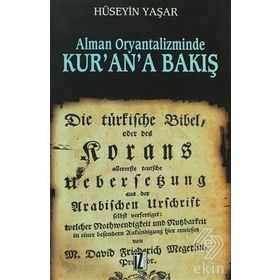 ALMAN ORYANTALIZMINDE KUR'AN'A BAKIŞ - HÜSEYİN YAŞAR