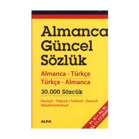 ALMANCA GÜNCEL SÖZLÜK ALMANCA-TÜRKÇE TÜRKÇE ALMANCA 30.000 SÖZCÜK - SUAT KOYUNCU