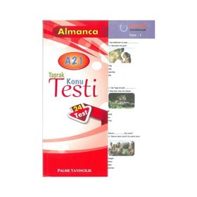 Almanca Yaprak Test A2.1 - Palme Yayınları