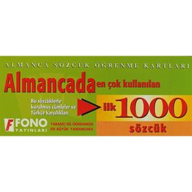 Almancada İlk 1000 Sözcük Kartları - kollektif