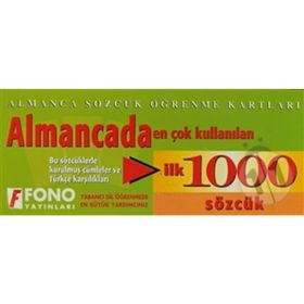 Almancada İlk 1000 Sözcük Kartları - kollektif