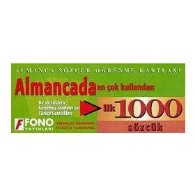 Almancada İlk 1000 Sözcük Kartları - kollektif