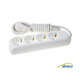 Almera 3 mt 4'lü Topraklı Priz