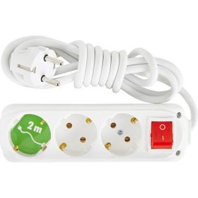 Almera 3'lü Anahtarlı Topraklı Priz3 Mt.
