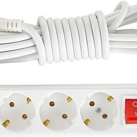 Almera 4'Lü 3 Mt Anahtarlı Topraklı Priz