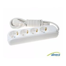 Almera 4'lü Topraklı 3 m Priz