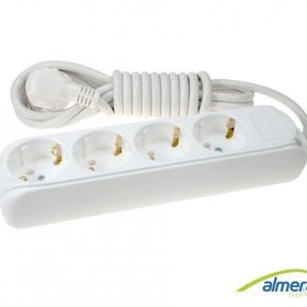 Almera 4'lü Topraklı 3 m Priz
