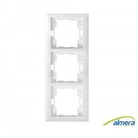 Almera Beyaz 3'lü Dikey Çerçeve