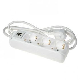 Almera Usb'li 3'lü 2 m Topraklı Priz