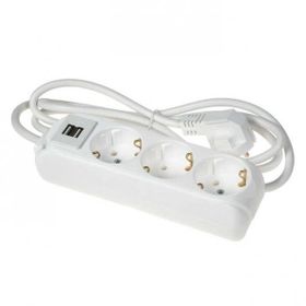 Almera Usb'li 3'lü 2 m Topraklı Priz
