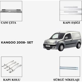 Alminox Oto Paslanmaz Çelik Kangoo 2008 Sürgü Nikelajı