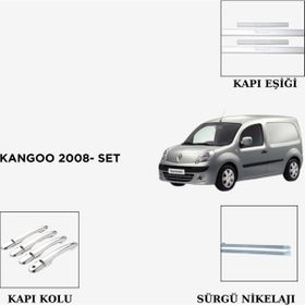 Alminox Oto Paslanmaz Çelik Kangoo 2008 Sürgü Nikelajı