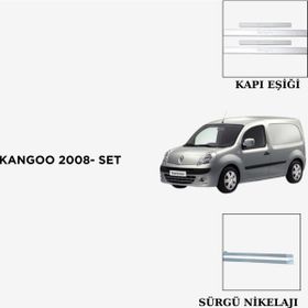 Alminox Oto Paslanmaz Çelik Kangoo 2008 Sürgü Nikelajı