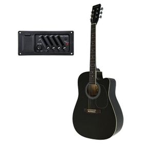 Almira F650N-BKC Elektro Akustik Gitar