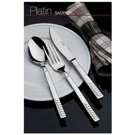 Almond Platin Sade 12'li Tatlı Çatal Takımı