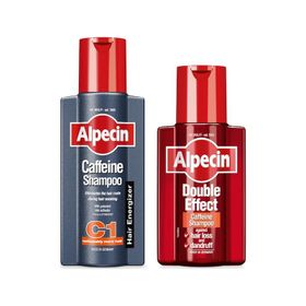 Alpecin Caffeine C-1 250 ml Dökülme Karşıtı Şampuan + Alpecin Double Effect Kafein İçeren Dökülme ve Kepek Karşıtı 200 ml Şampuan