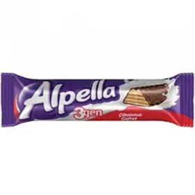 Alpella 28 gr 3 Gen Çikolatalı Gofret (24 adet)