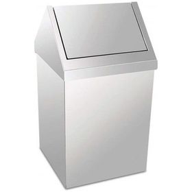 Alper Banyo 3800-325 Krom Çatı Kapaklı Çöp Kovası