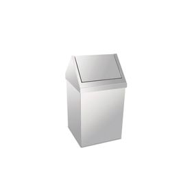 Alper Banyo 3800-325 Krom Çatı Kapaklı Çöp Kovası