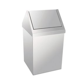 Alper Banyo 3800-325 Krom Çatı Kapaklı Çöp Kovası