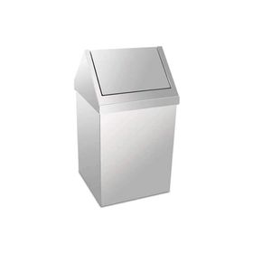 Alper Banyo 3800-336 Krom Çatı Kapaklı Çöp Kovası